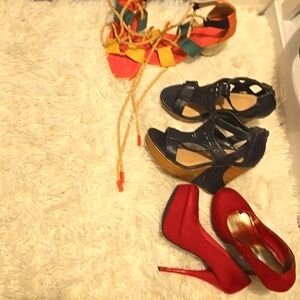 Lot of designer heels